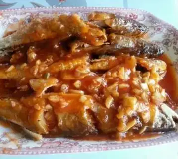 Make Garlic yellowfish step 5