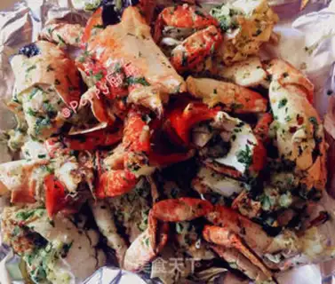 Make Garlic crabs step 2
