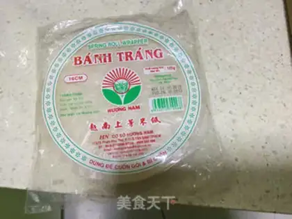 Make Spring rolls step 2