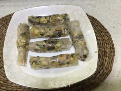 Make Spring rolls step 13