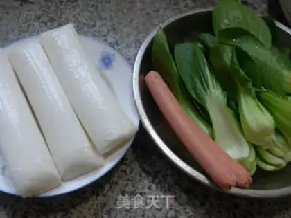 Make The ham and intestinal cuisine step 0