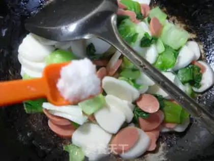 Make The ham and intestinal cuisine step 8