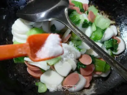 Make The ham and intestinal cuisine step 9