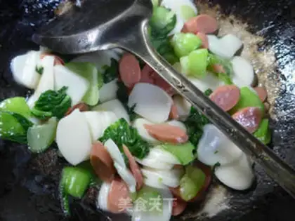 Make The ham and intestinal cuisine step 10