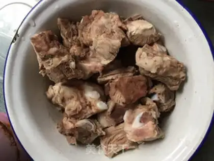 Make Chestnut steak step 1