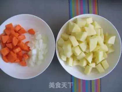 Make Curry beef potatoes step 2