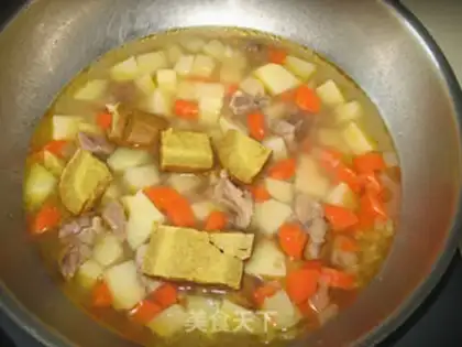 Make Curry beef potatoes step 8