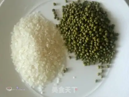 Make Green bean congee step 0