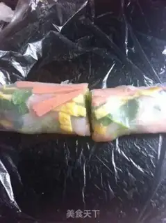 Make Viet Nam Spring Roll step 11