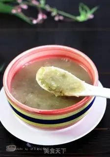 Make Green bean congee step 5