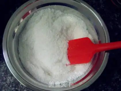 Make Coconut tiles step 1