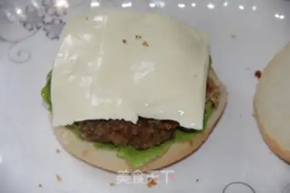 Make McKenzie double chicken leg burger step 11