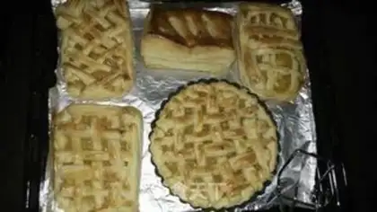 Make Twisted pineapple pie step 17