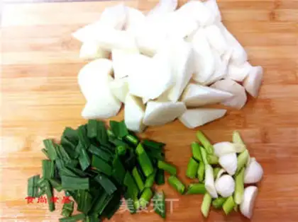 Make Meatball radish step 1