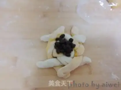 Make Pumpkin embroidery bean buns step 13