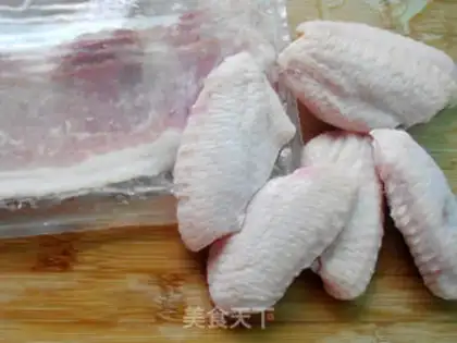 Make Butter bacon fried chicken wings step 0