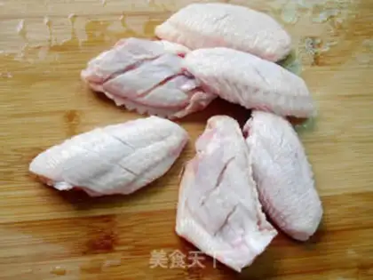 Make Butter bacon fried chicken wings step 1