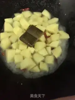 Make Curry potatoes step 5