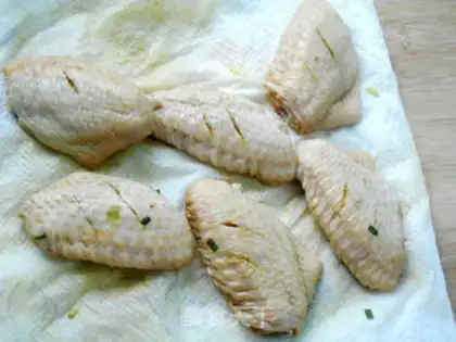Make Butter bacon fried chicken wings step 3