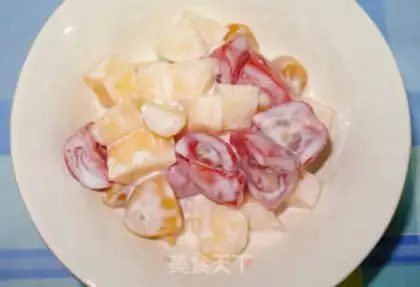 Make Yogurt fruit salad step 4