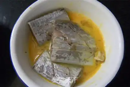 Make Garlic with fish step 2
