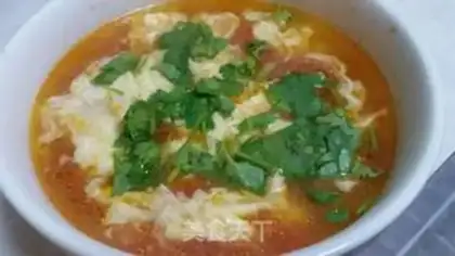 Make Tomatoes, eggnut soup step 6