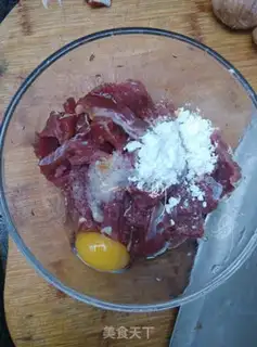 Make Scrambled beef step 1