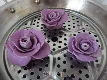 Make The potato roses step 11