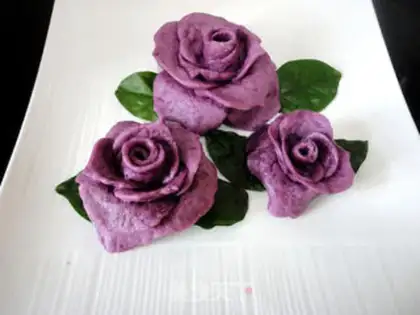 Make The potato roses step 12