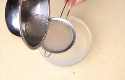 Make Mango coconut Simirou step 4
