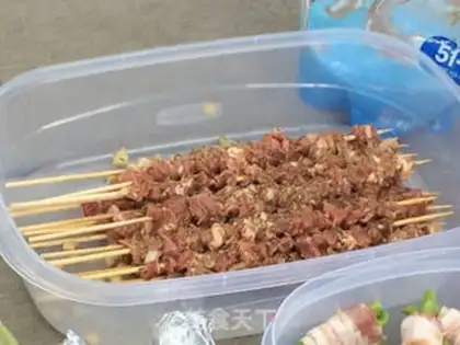 Make The hot spring flowers are roasted step 4