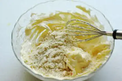 Make Apricot waffles step 4