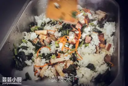 Make Pork rice step 3
