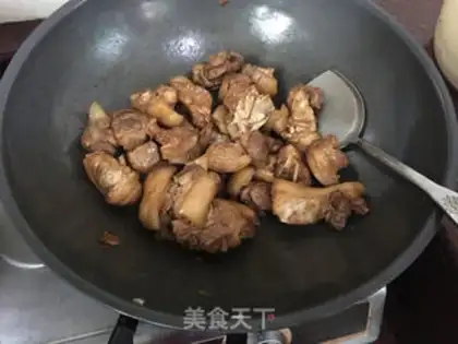 Make Peanut mushroom pig hoof step 10