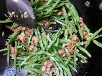 Make Short bean horned meat step 8