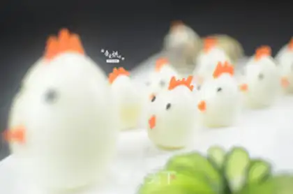 Make The quail egg has changed step 3