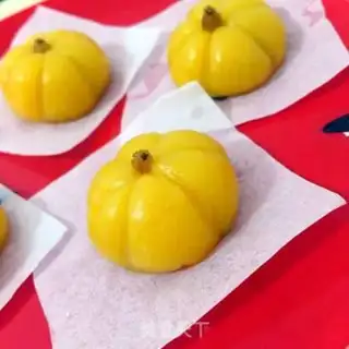 Make SOFT Q FOR PUMPKIN PIE step 8