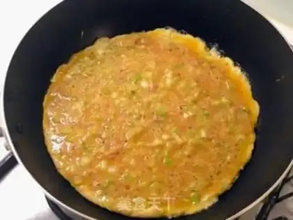 Make Celery greasy eggs step 4