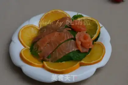 Make The salmon stabbing step 4