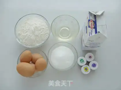 Make Butter rose cake step 0