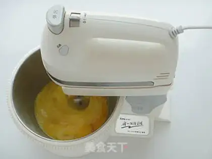 Make Butter rose cake step 1