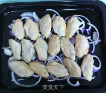 Make Roast wings onions step 4