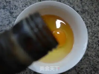 Make Snowball egg fried rice step 1