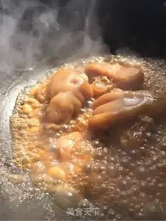 Make Red burning pig hoof step 7