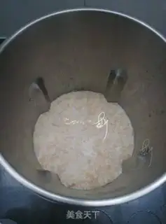 Make Milk oatmeal corn juice step 1