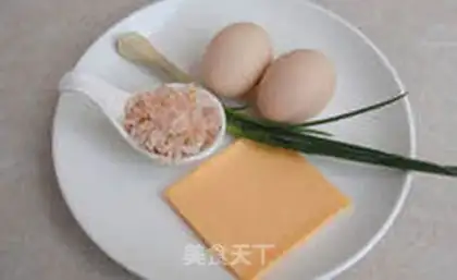 Make Shrimp-skin cheese roll step 0