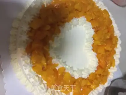 Make Mango cake step 6
