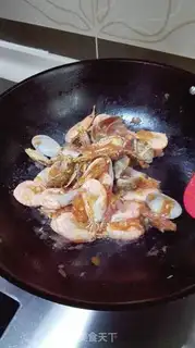 Make Seafood pasta step 14