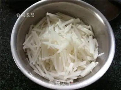 Make Cracker radish cake step 2