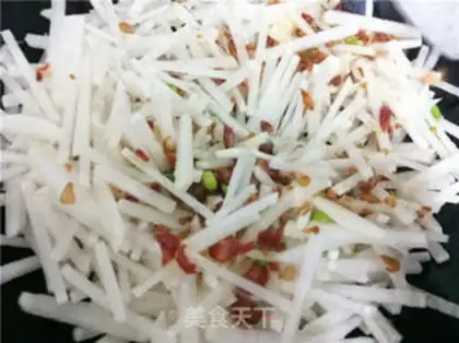 Make Cracker radish cake step 9
